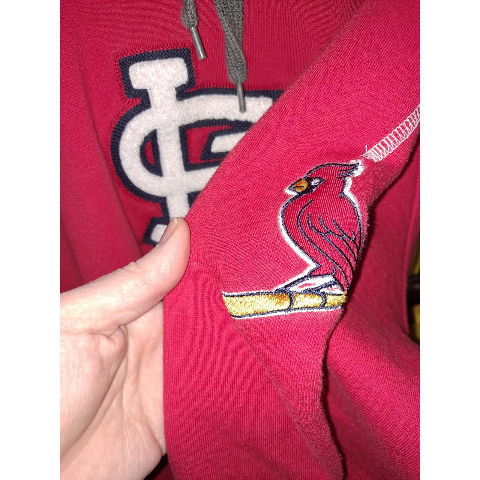 Majestic Majestic Cardinals National League Hooded Sweatshirt Size X Size US XL / EU 56 / 4 - 5 Thumbnail