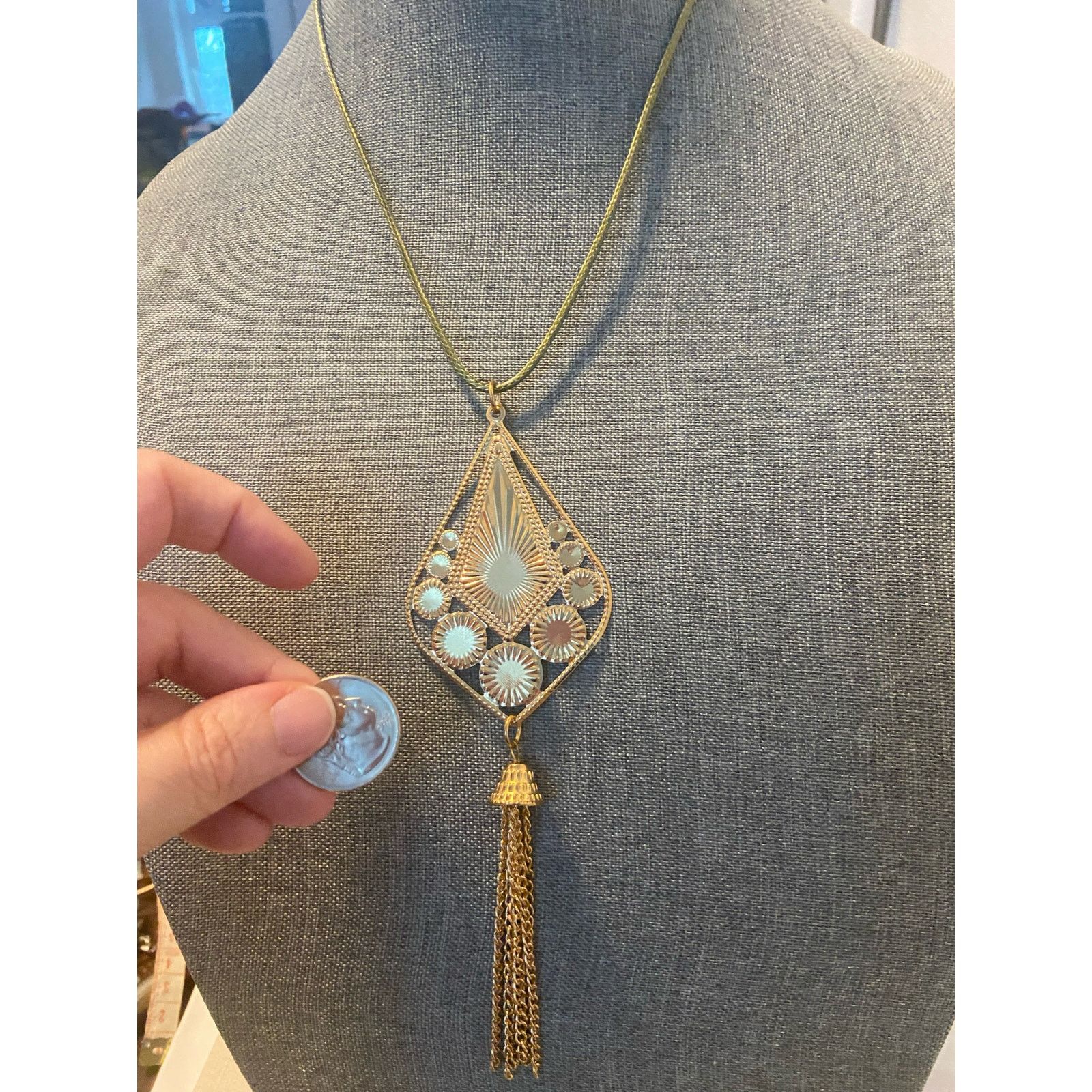 Handmade tassel necklace Size ONE SIZE - 4 Thumbnail