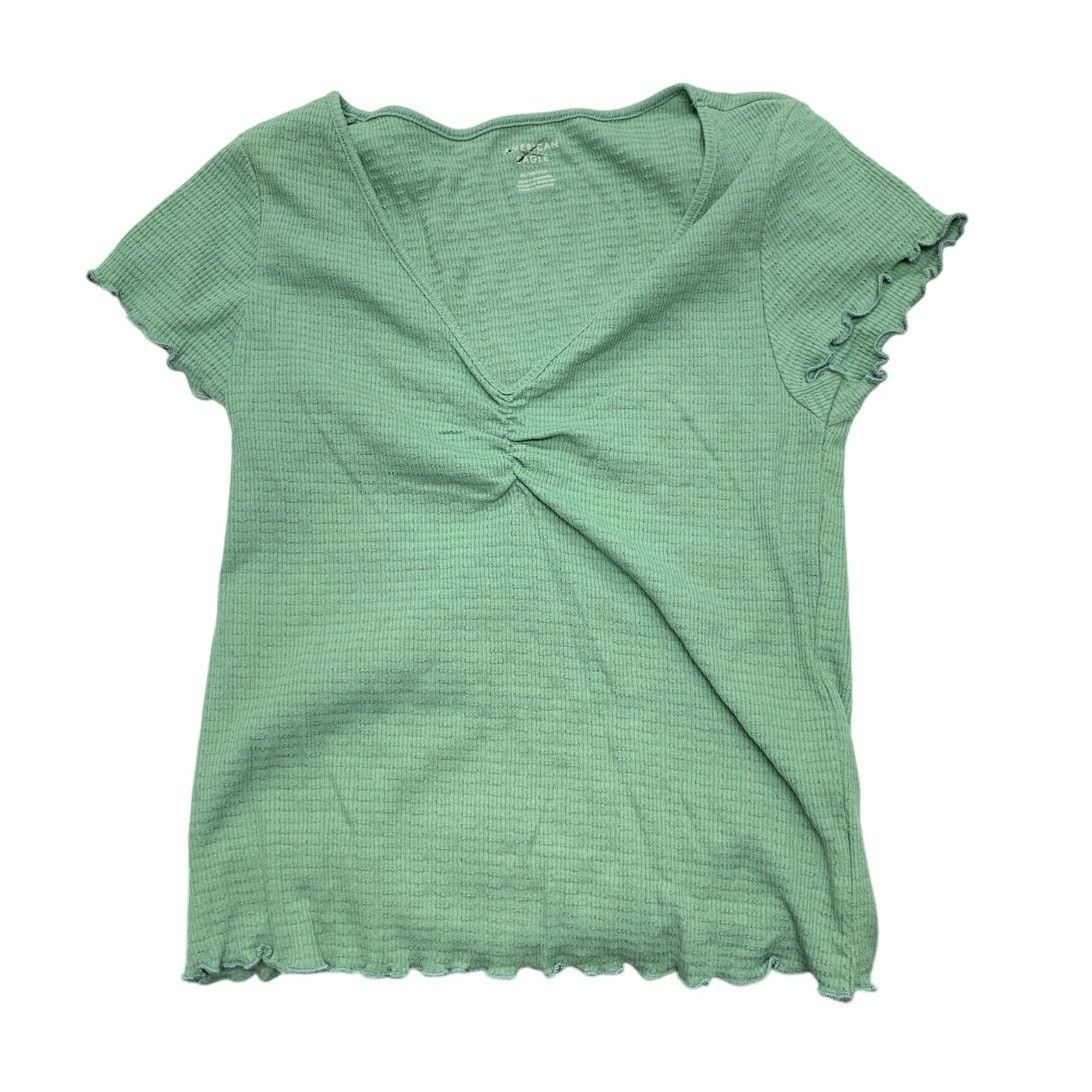 American Eagle Outfitters 2 New American Eagle Womens XL Crew Neck Short Sleeve Tops Size XL / US 12-14 / IT 48-50 - 2 Thumbnail