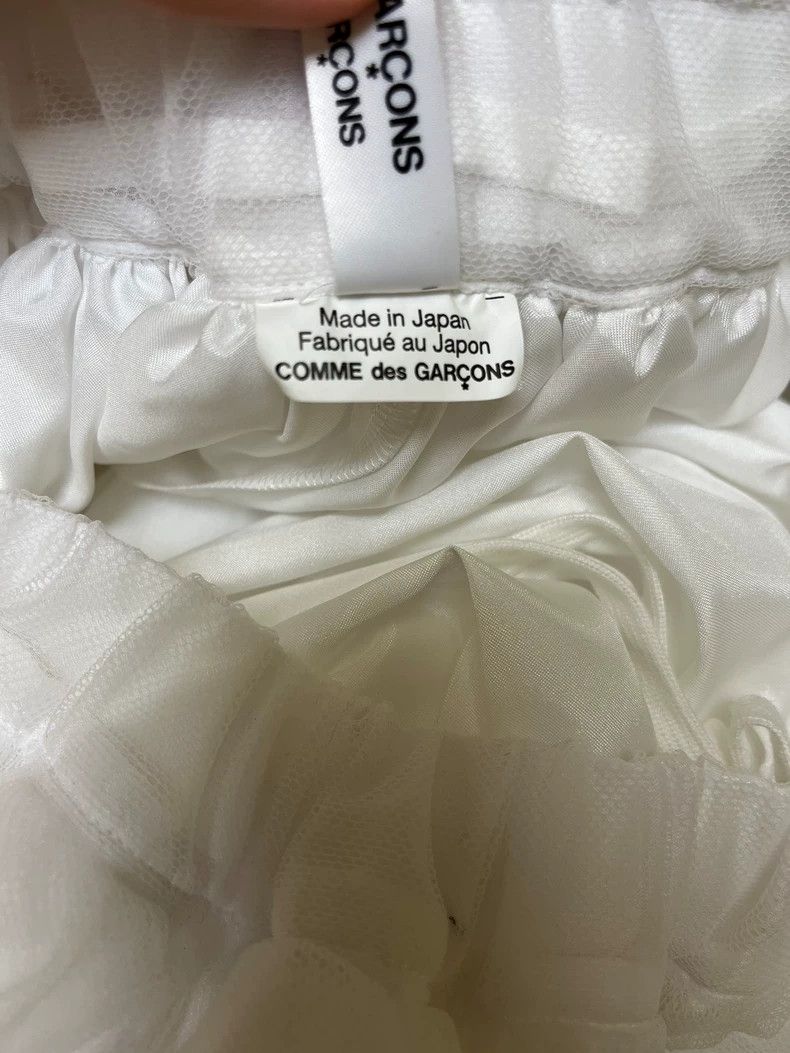 Comme des Garcons Comme Des Garcons size XS White half-length puffy gauze sk Size 24" / US 00 / IT 34 - 3 Thumbnail