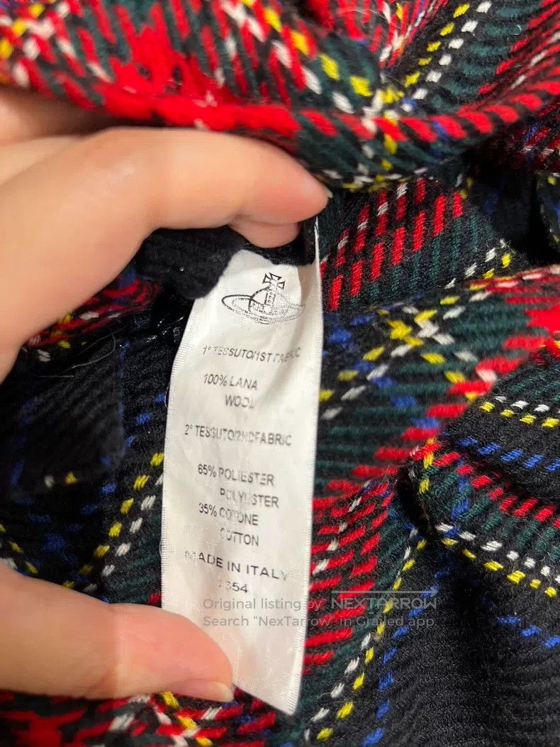 Other Vivienne Westwood size S Red and green checkered bubble ski Size 42" / US 20 - 5 Thumbnail