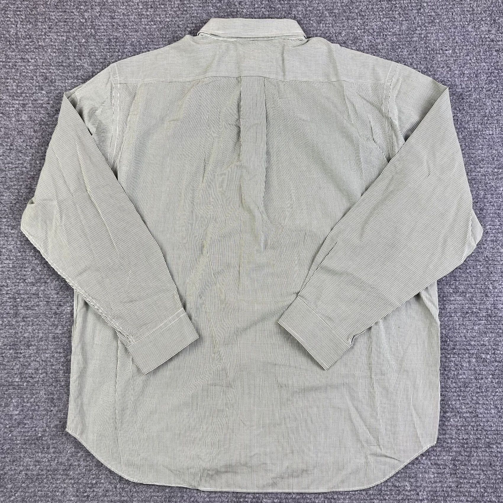 Eddie Bauer Eddie Bauer Button-Up Shirt Green XL Long Sleeve Front Pocket 100% Cotton Mens Size US XL / EU 56 / 4 - 3 Thumbnail