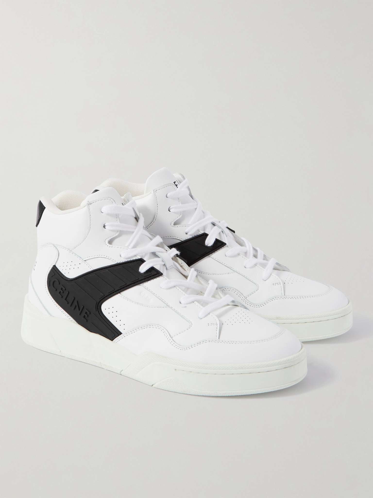 Celine o1bcso1str0625 353133840C Hi-Top Sneakers Optic White/Black Size US 10 / EU 43 - 2 Thumbnail