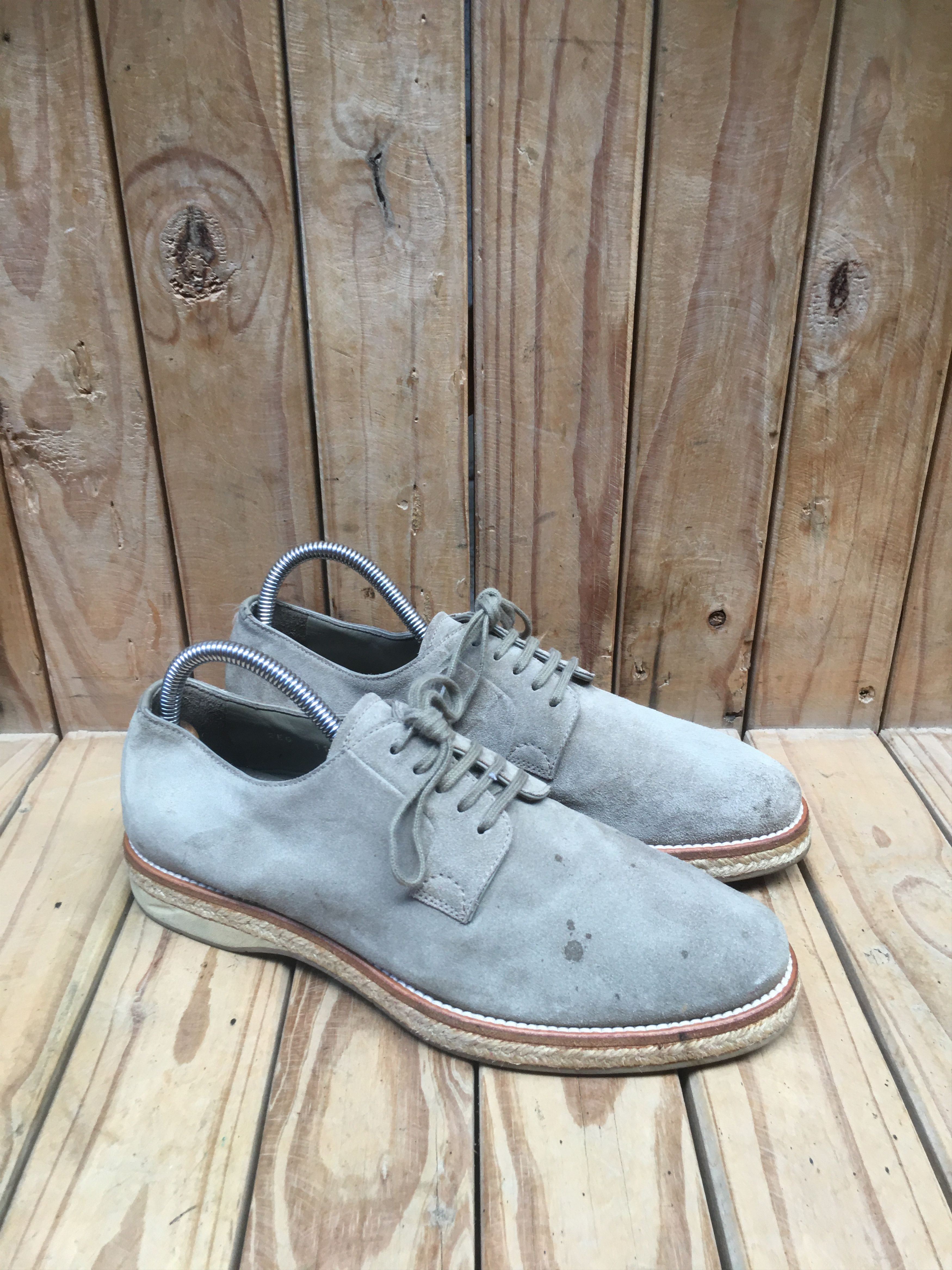 Prada Prada derby Mens Grey suede Leather Shoes Size UK 6 Size US 7 / EU 40 - 6 Thumbnail