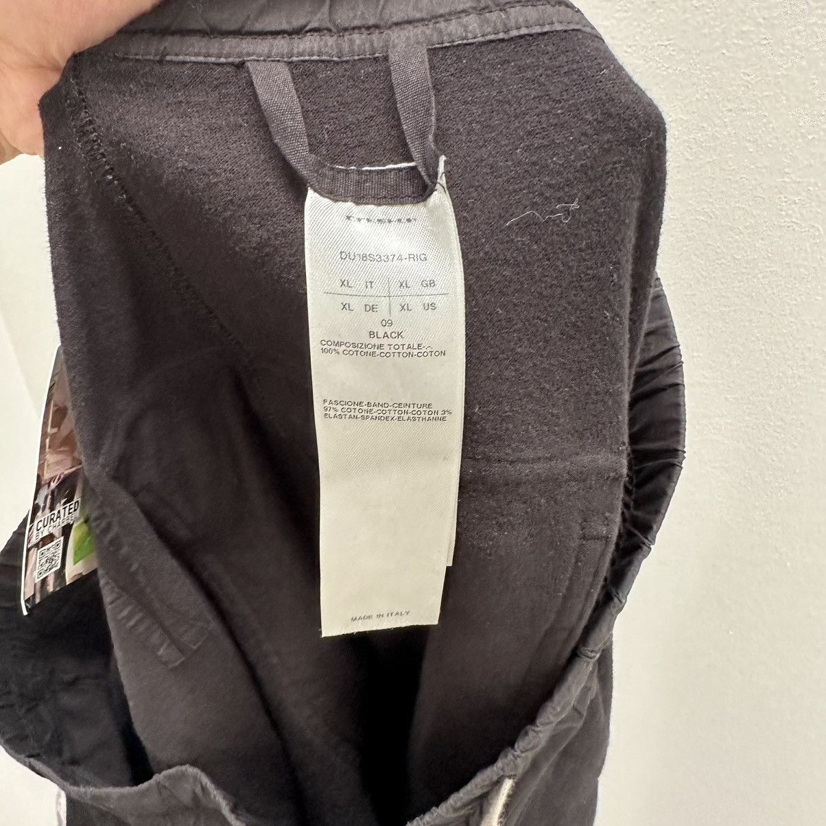 Rick Owens Drkshdw Rick Owens Black Drawstring Pants Size US 36 / EU 52 - 8 Thumbnail