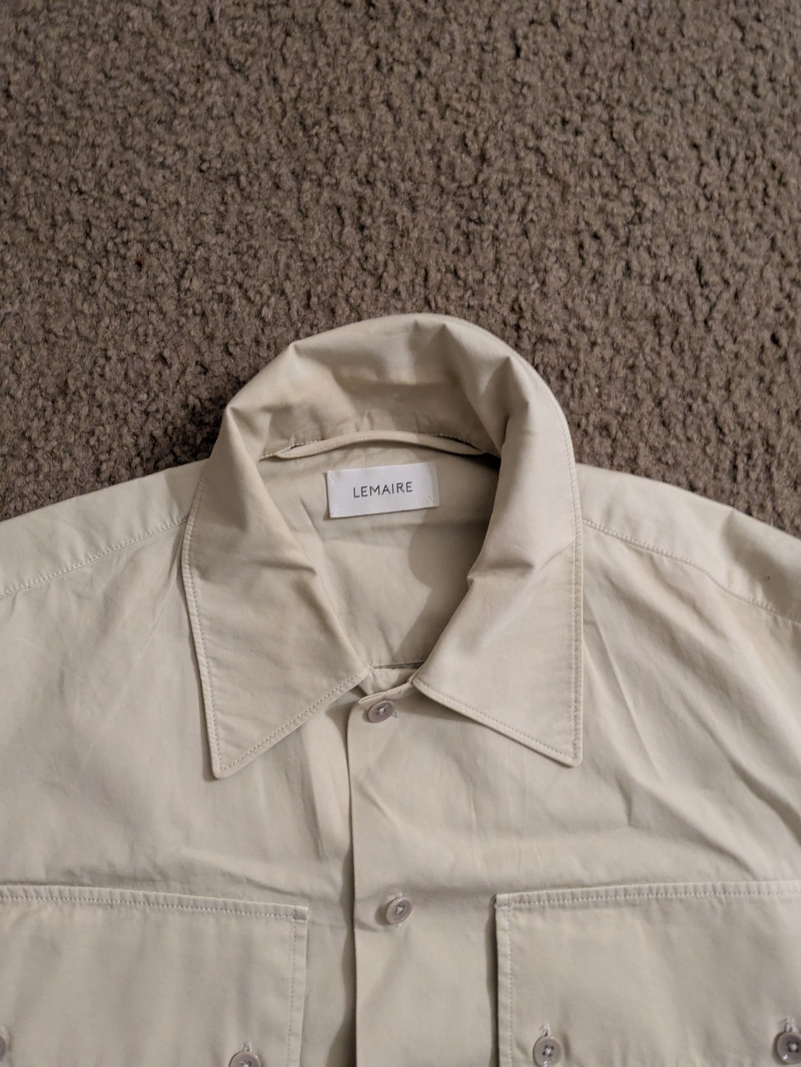 Lemaire Lemaire Military Shirt Size US L / EU 52-54 / 3 - 2 Thumbnail