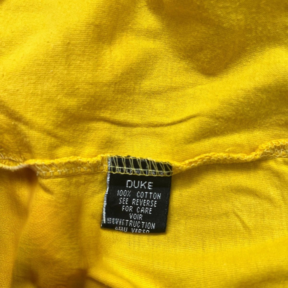 Other Vintage Duke Racing Team Yellow Y2K Motorsport Tee L Size US L / EU 52-54 / 3 - 6 Thumbnail