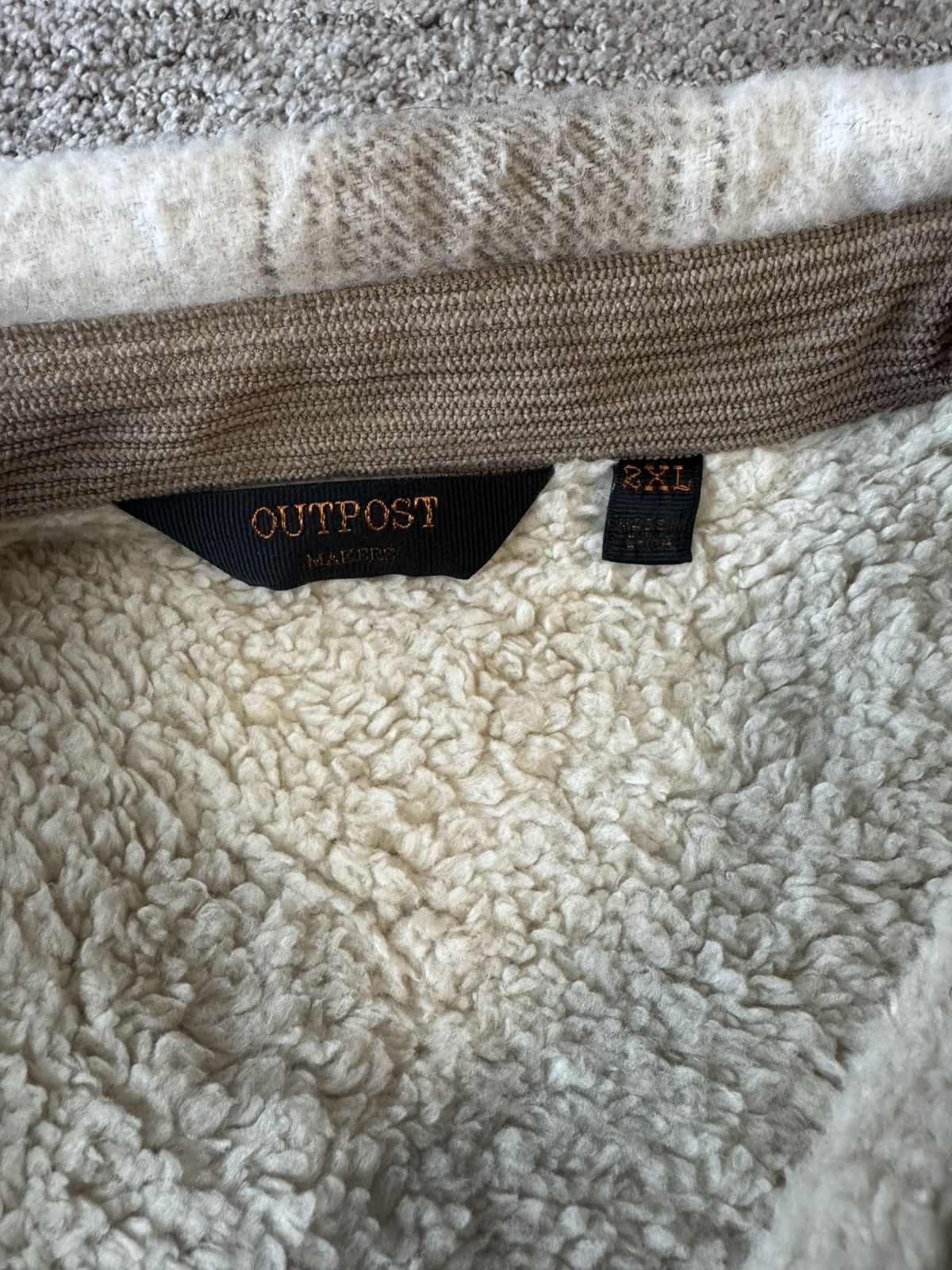 Vintage Vintage Outpost Sherpa Flannel Size US XXL / EU 58 / 5 - 4 Thumbnail