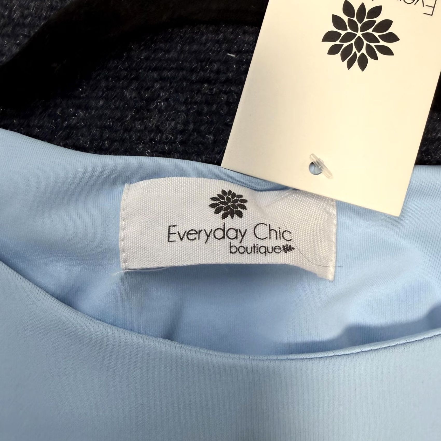 Vintage Everyday Chic Boutique Better Than Ever Bodysuit Womens XL Blue Sleeveless Size XL / US 12-14 / IT 48-50 - 3 Thumbnail