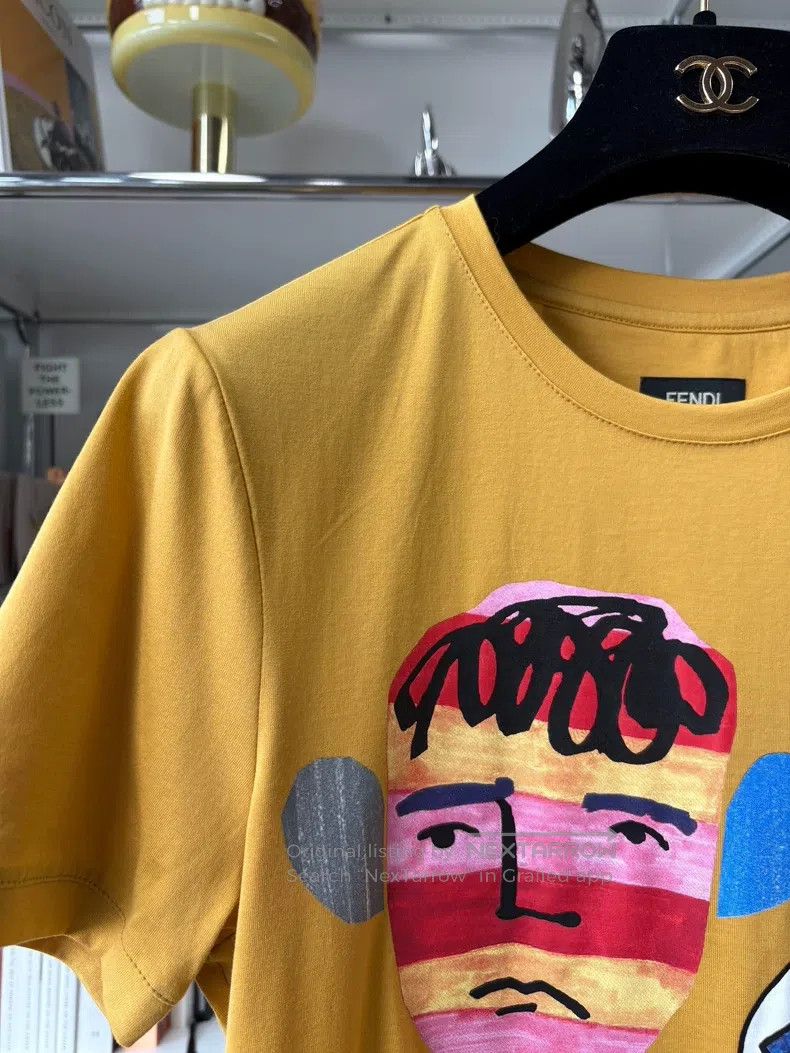 Fendi Fendi Sticker print short sleeves Size US S / EU 44-46 / 1 - 2 Thumbnail