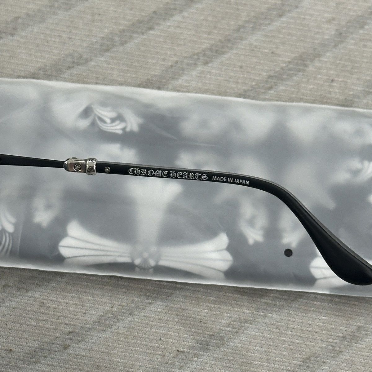 Chrome Hearts CHROME HEARTS STRAPADICTOME MATTE BLACK EYEGLASSES Size ONE SIZE - 12 Thumbnail