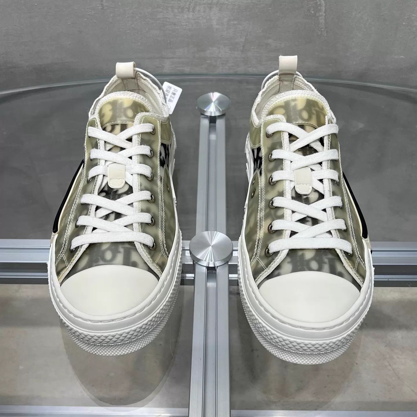Dior Dior B23 Monogram Low-Top Sneakers 42 Size US 9 / EU 42 - 1 Thumbnail