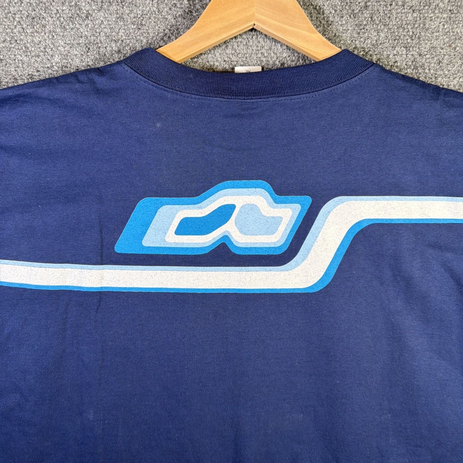 Lugz Vintage Skate Shirt Mens XL Navy 90s Lugz Box Logo Surf Rare Size US XL / EU 56 / 4 - 7 Thumbnail