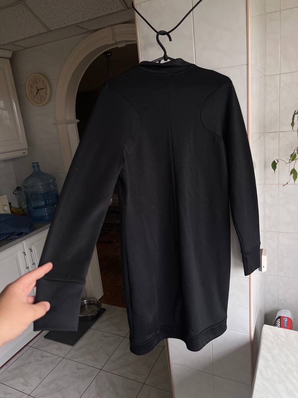 Yohji Yamamoto 2006 ADIDAS Y3 YOHJI YAMAMOTO - VINTAGE LONG BLACK DRESS Size L / US 10 / IT 46 - 8 Thumbnail