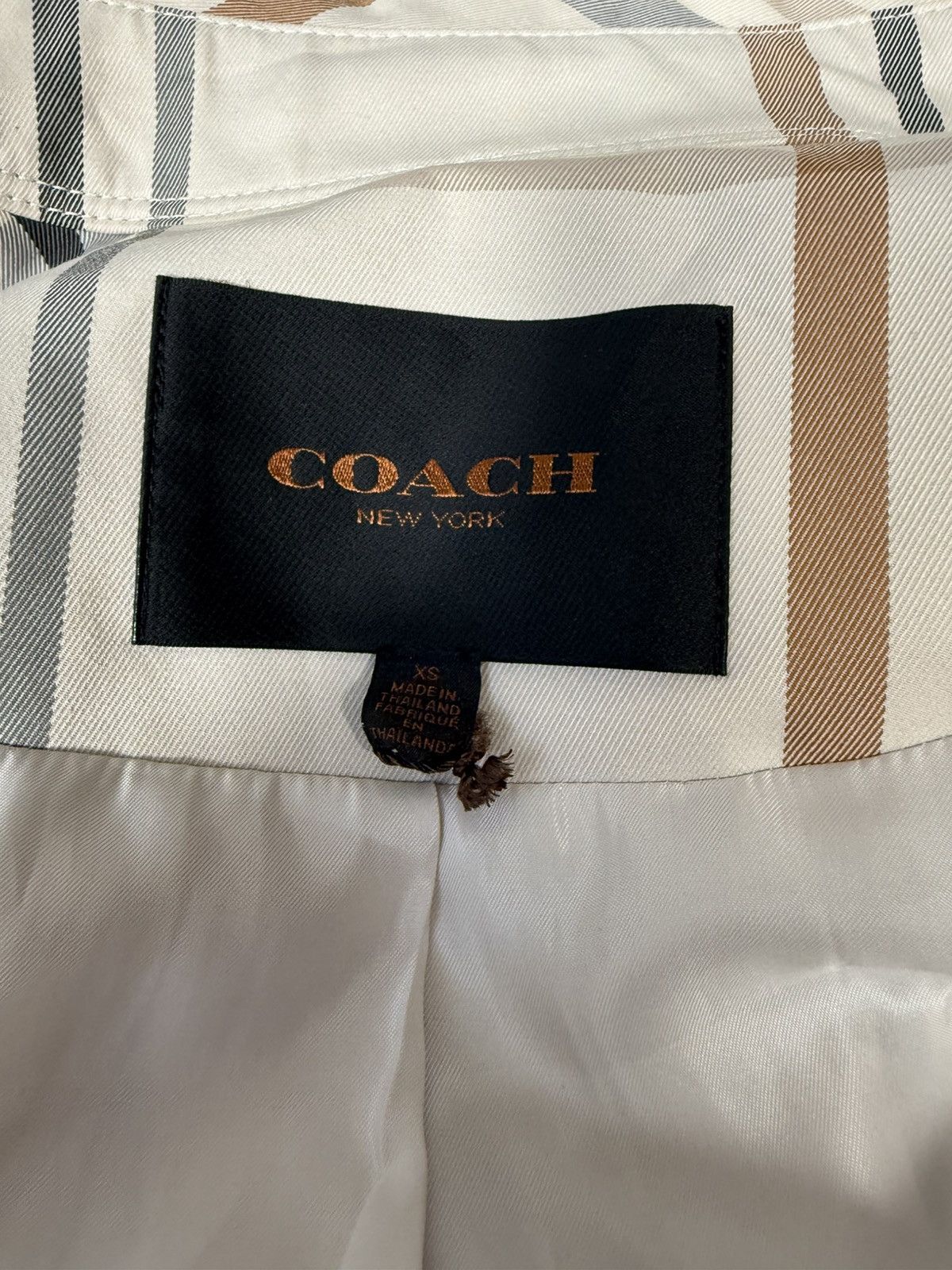 Coach Coach Plaid Trench Coat Jacket Size XS / US 0-2 / IT 36-38 - 6 Thumbnail