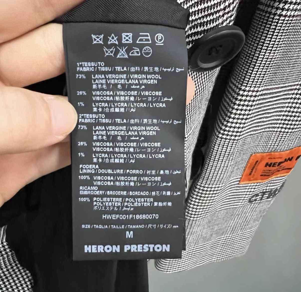 Heron Preston HERON PRESTON Color Block Blazer J41 Size US M / EU 48-50 / 2 - 3 Thumbnail