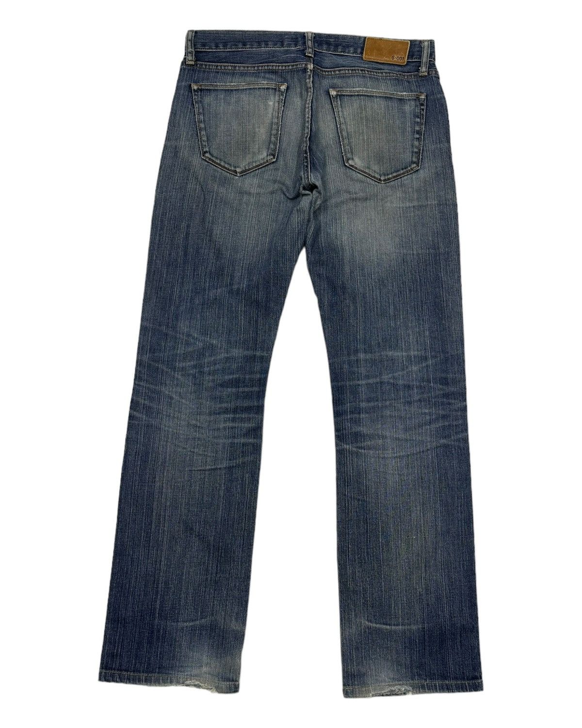 Jun Takahashi × Uniqlo VINTAGE S-001 DISTRESSED DENIM UNIQLO DENIM JEANS Size US 32 / EU 48 - 8 Thumbnail