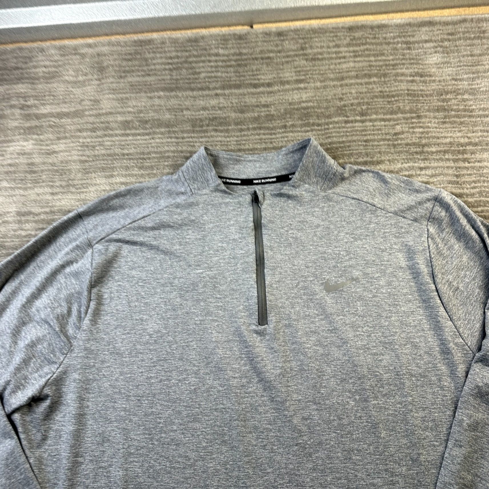 Nike Nike Sweater Mens Gray 2XL XXL Half Zip Dri Fit Element Running Marathon Size US XXL / EU 58 / 5 - 3 Thumbnail