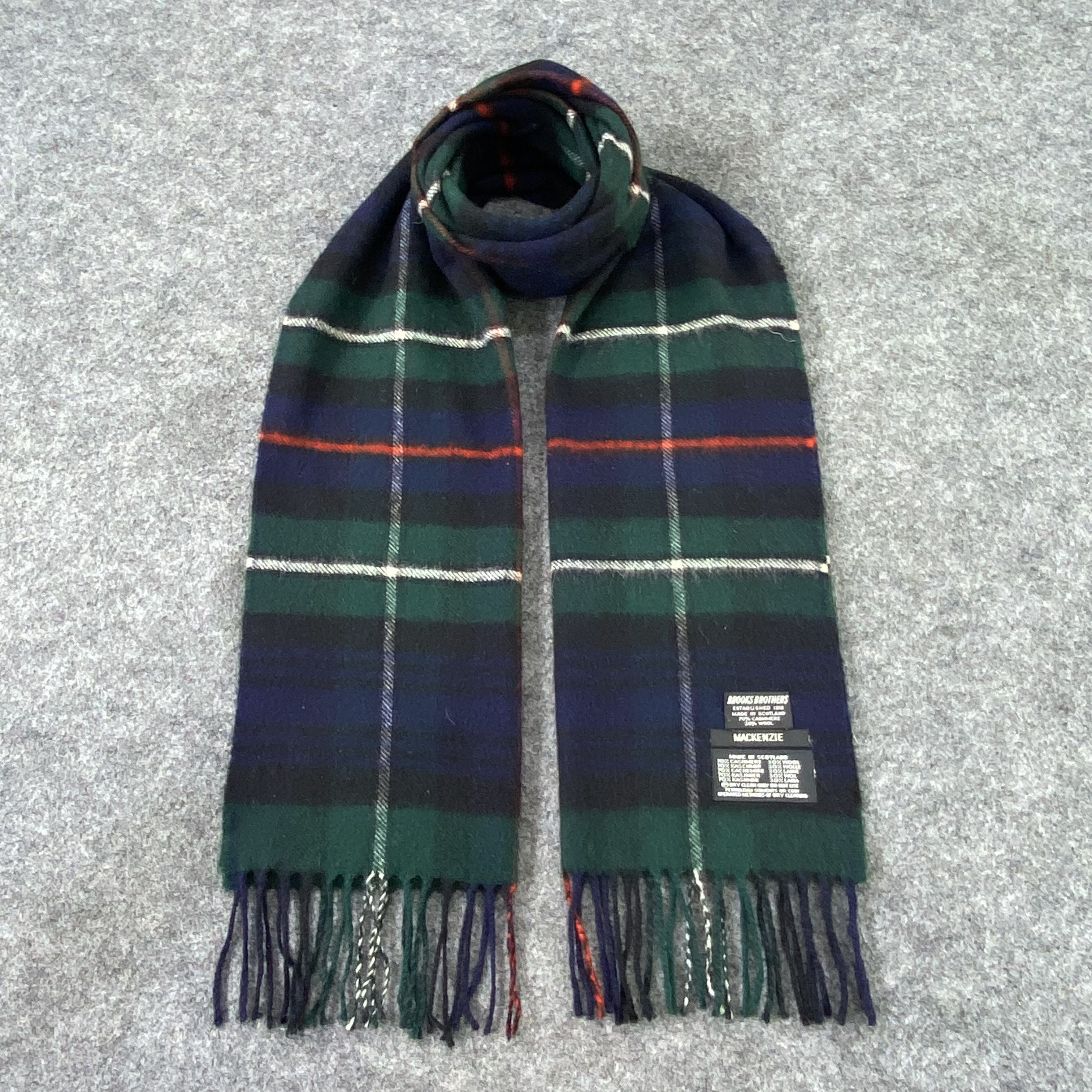 Brooks Brothers Brooks Brothers Scarf / Muffler / Neckwear-T1554 Size ONE SIZE - 1 Thumbnail