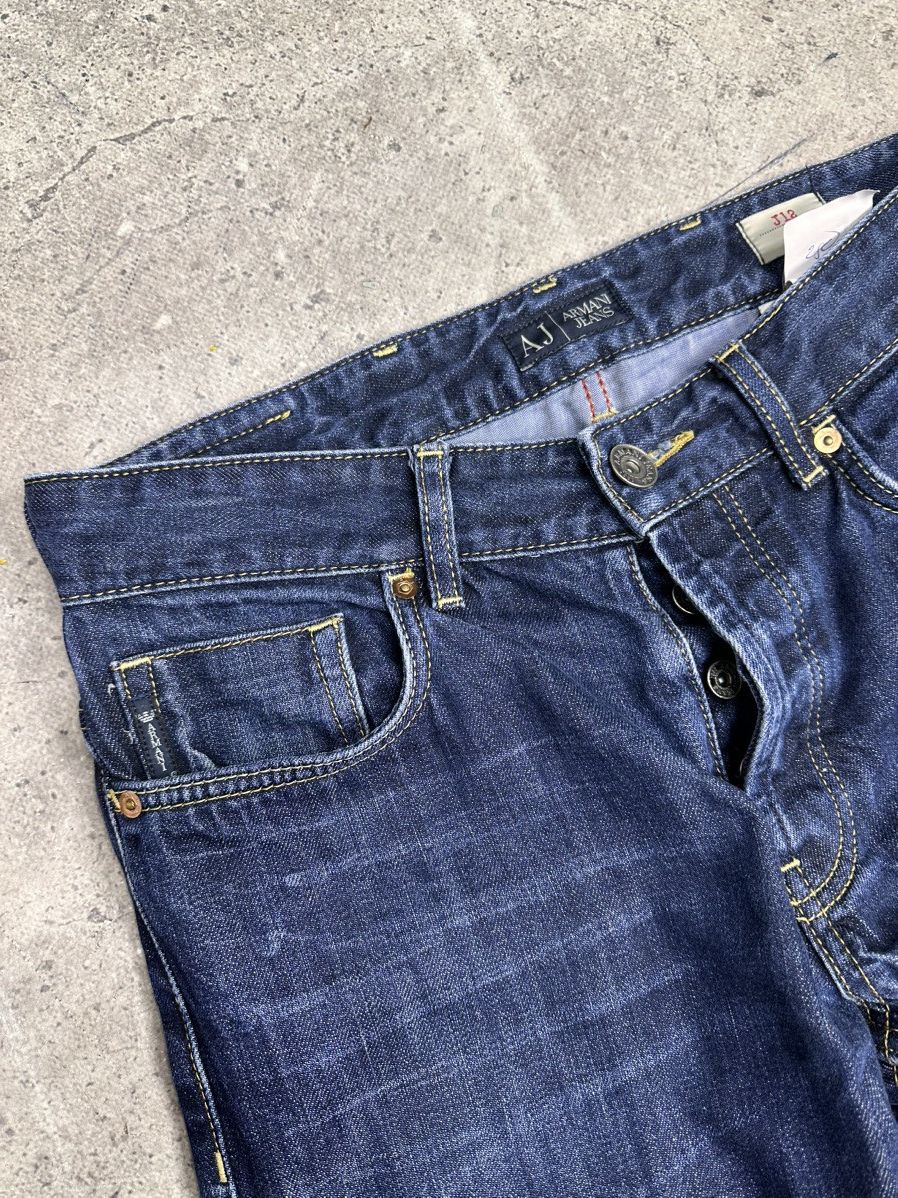 Armani Armani denim pants Y2K Dolce Gabbana style Rare Cargo japan Size US 29 - 6 Thumbnail