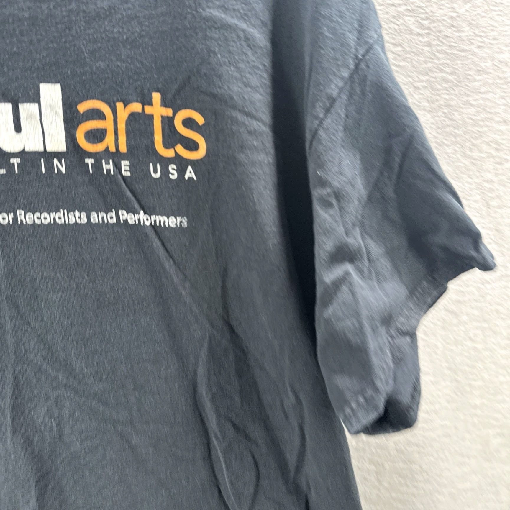 Vintage VINTAGE Useful Arts Shirt Men L Black Cotton Graphic Print 90s Art Classic USA Built Y2k Size US L / EU 52-54 / 3 - 7 Thumbnail