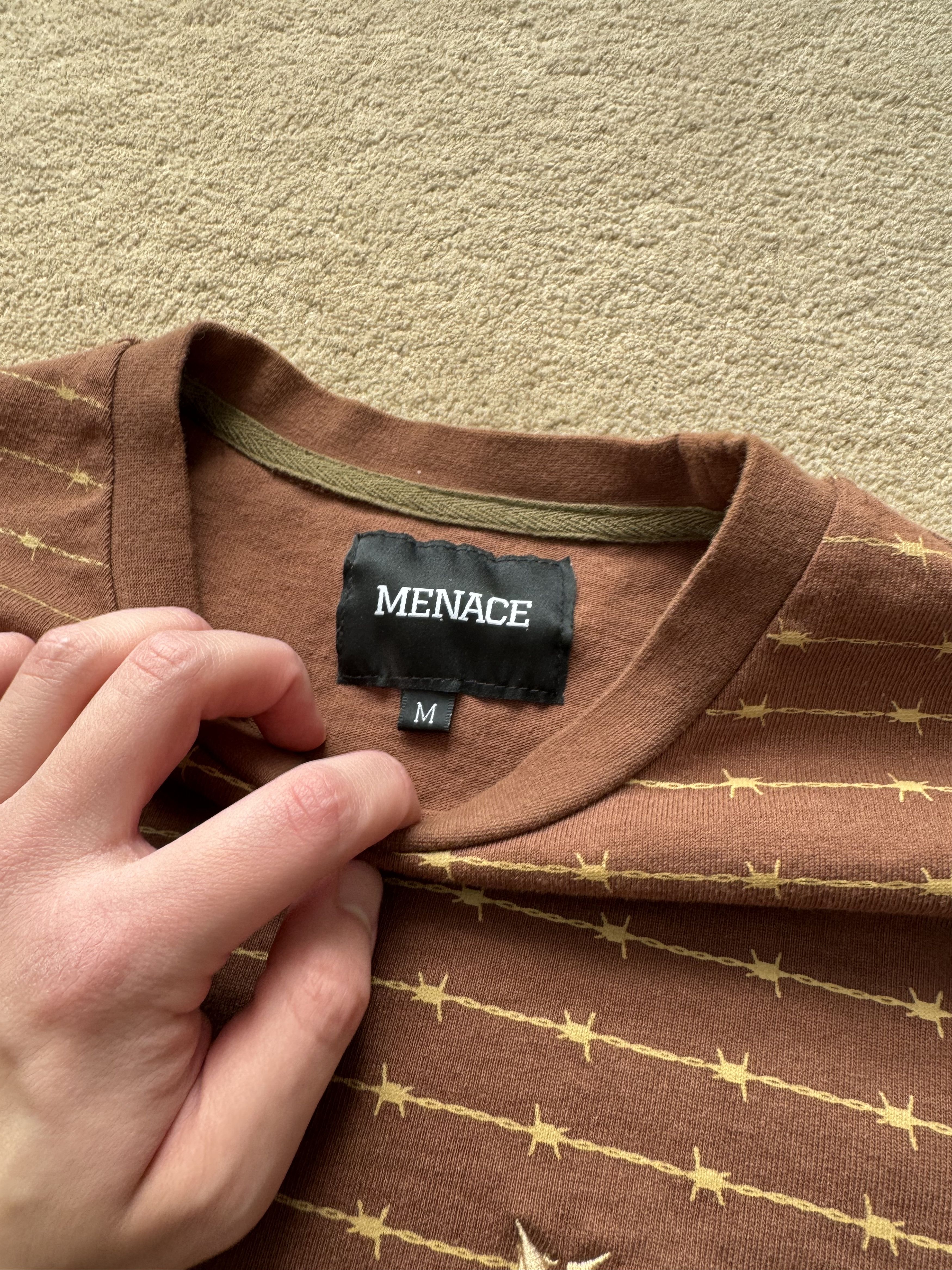 Menace Menace LA Over Barbed Wire Tee Size US M / EU 48-50 / 2 - 3 Thumbnail