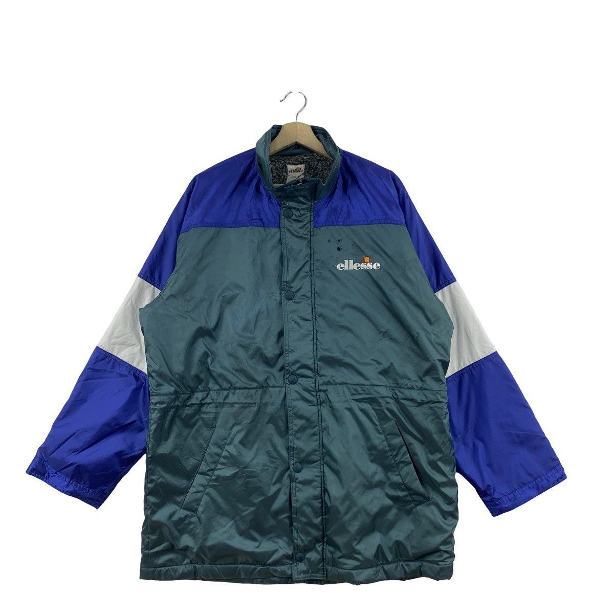 Ellesse Vintage ELLESSE Puffer Jacket Sherpa Winter Coat JASPO Retro Size US XXL / EU 58 / 5 - 3 Thumbnail
