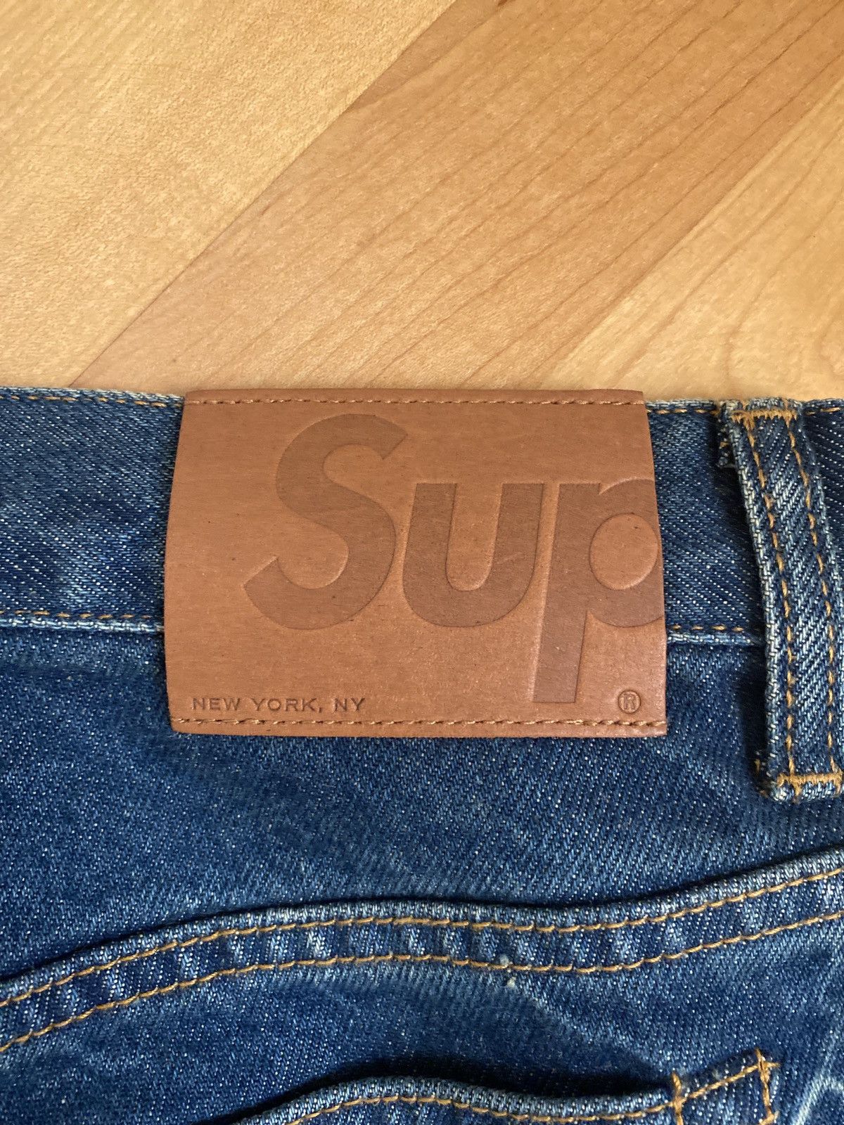 Supreme Supreme Shibori Loose Fit Jean Rigid Indigo Size US 32 / EU 48 - 5 Thumbnail