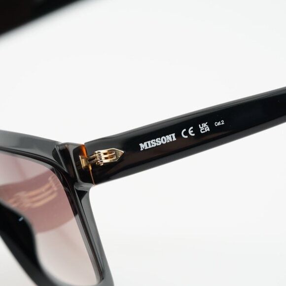 Missoni Missoni MIS 0132/S 0807 HA Sunglasses Black Square Frame Size ONE SIZE - 2 Thumbnail