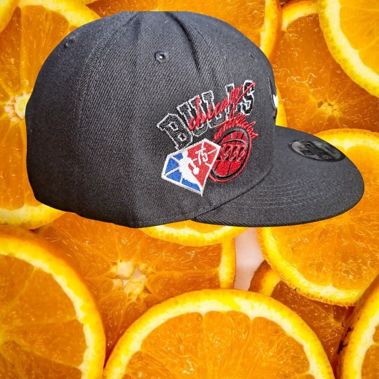 New Era New Era Chicago Bulls NBA 75th Anniversary Snapback Hat Cap Size ONE SIZE - 5 Thumbnail