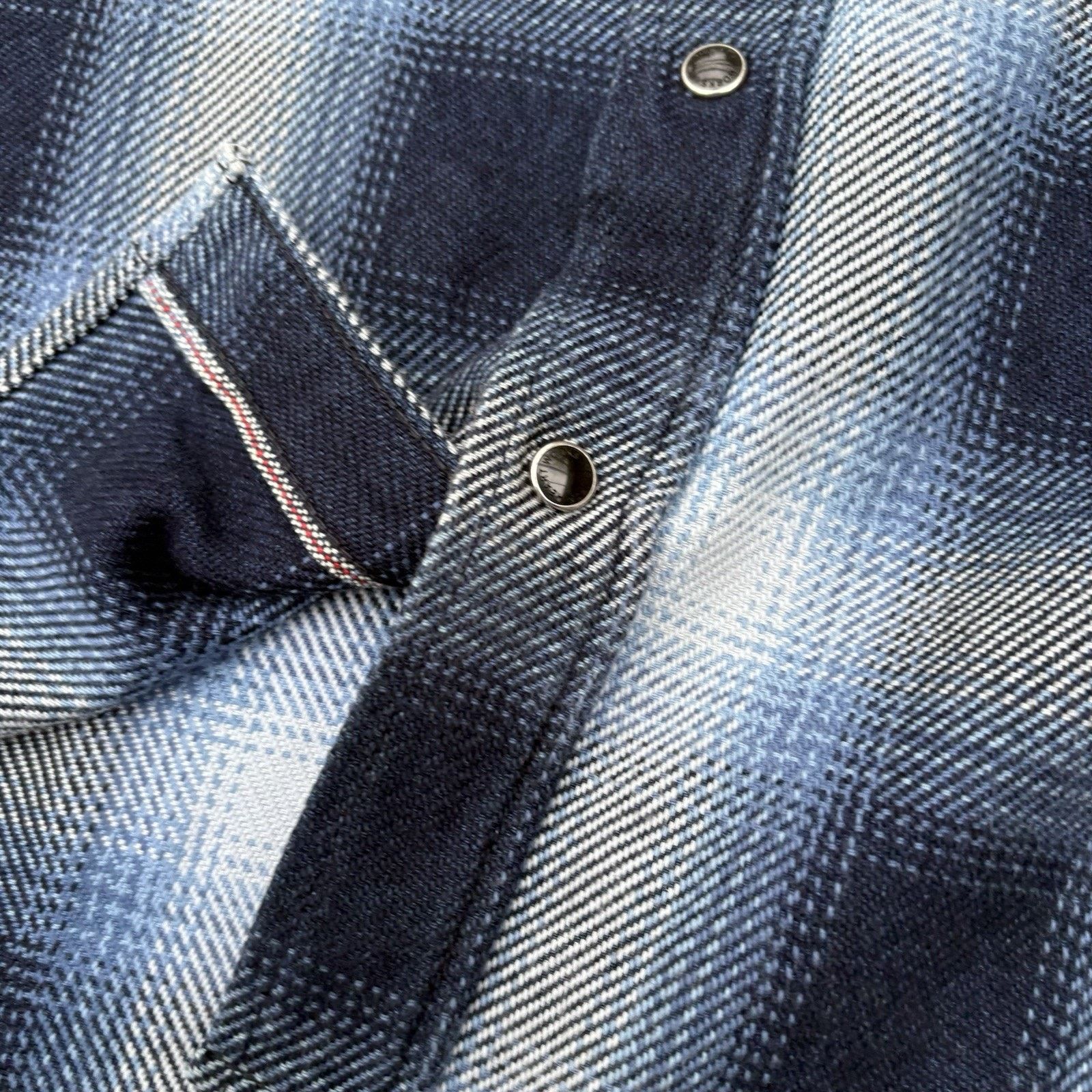 Iron Heart Iron Heart IHSH-316-IND 9oz Selvedge Ombre Western Shirt M Size US M / EU 48-50 / 2 - 4 Thumbnail