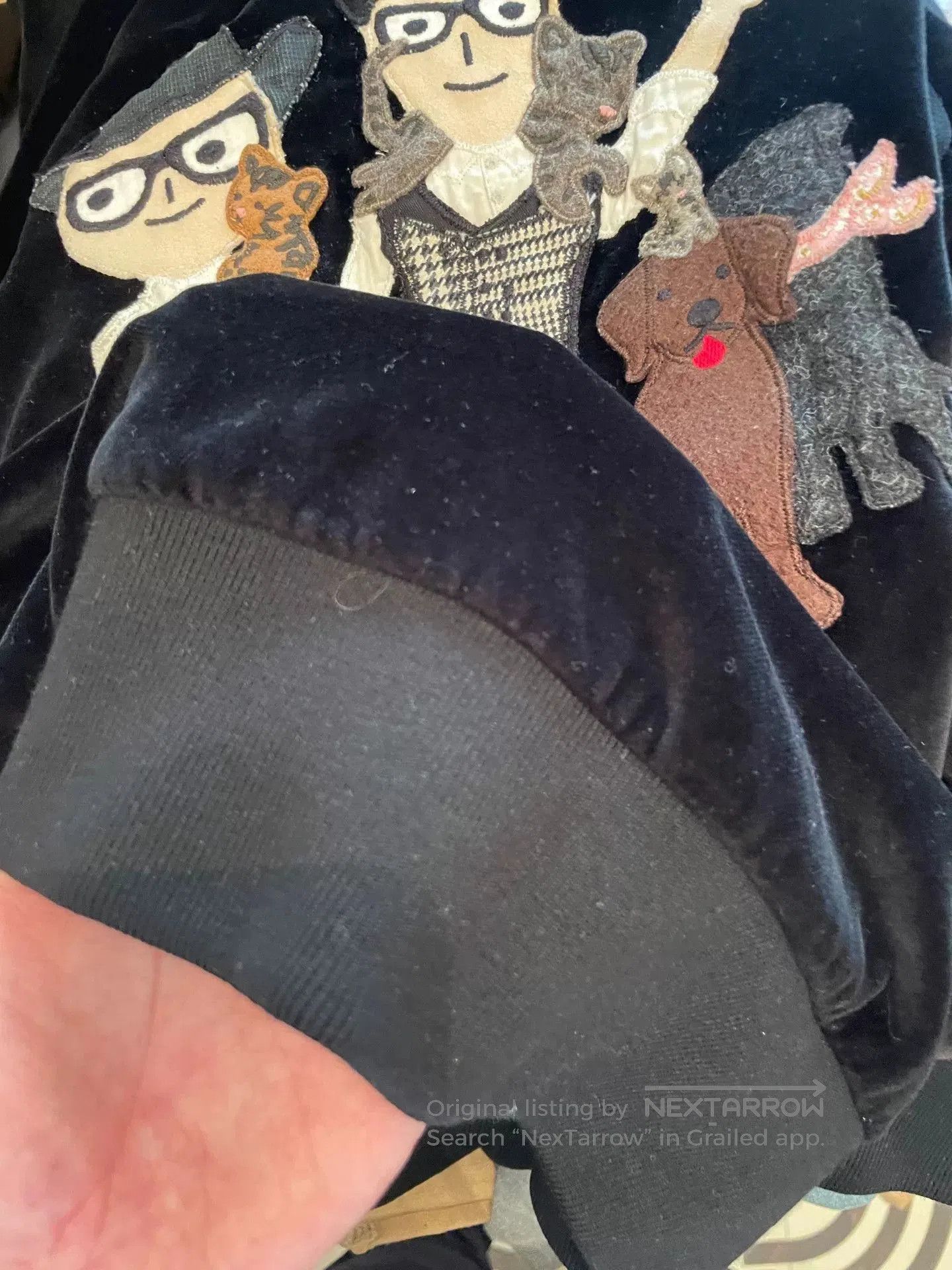 Dolce & Gabbana Dolce & Gabbana Runway Flocked Sweatshirt. Size US S / EU 44-46 / 1 - 8 Thumbnail