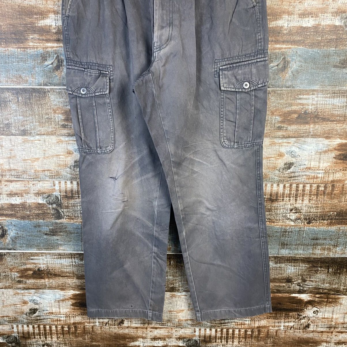 Japanese Brand DL Xebec Brown Cargo Multipocket Pants #C966 Size US 31 - 3 Thumbnail