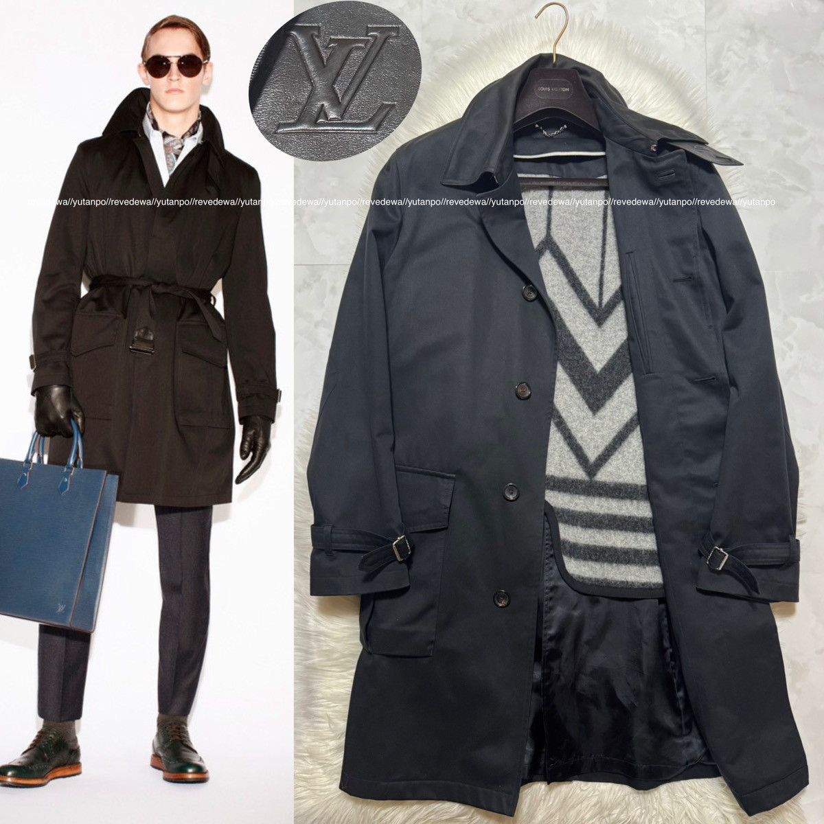 Louis Vuitton Louis Vuitton Lookbook Model 2-Way Trench Coat Size US M / EU 48-50 / 2 - 1 Thumbnail