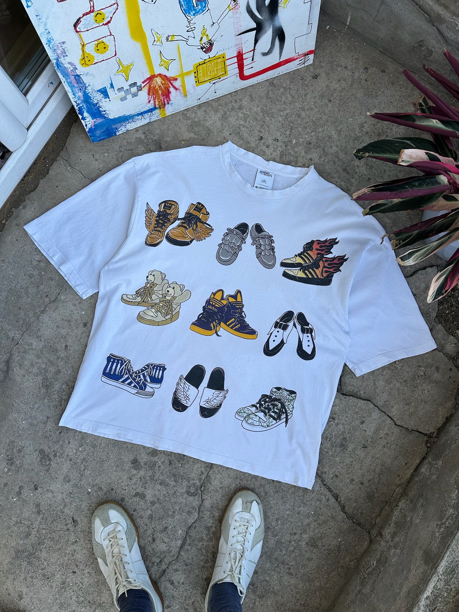 Jeremy Scott Adidas T Shirt | Grailed