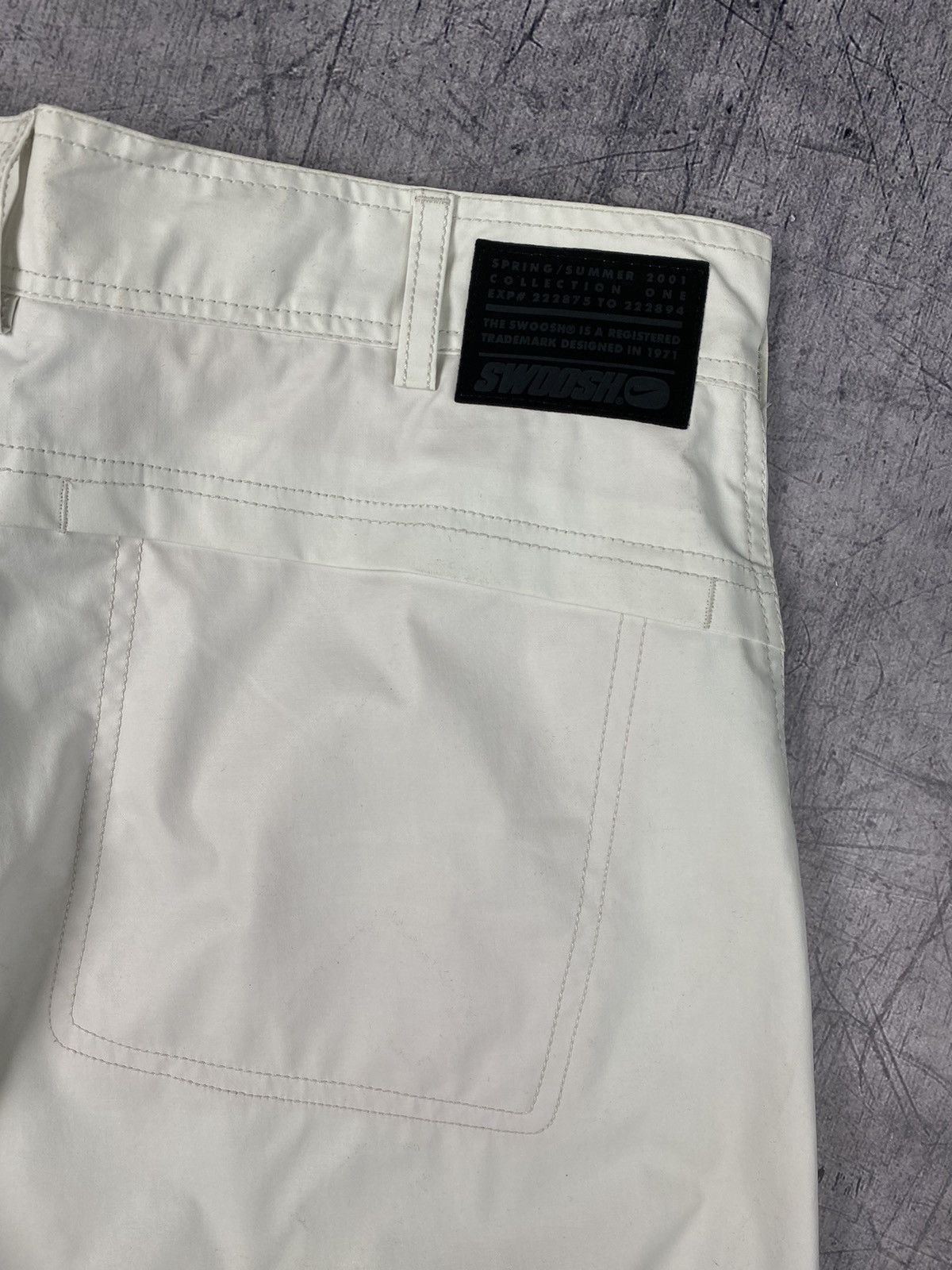 Nike × Nike ACG × Vintage Vintage Nike Swoosh Drill Shorts Size 32 Size US 32 / EU 48 - 10 Thumbnail