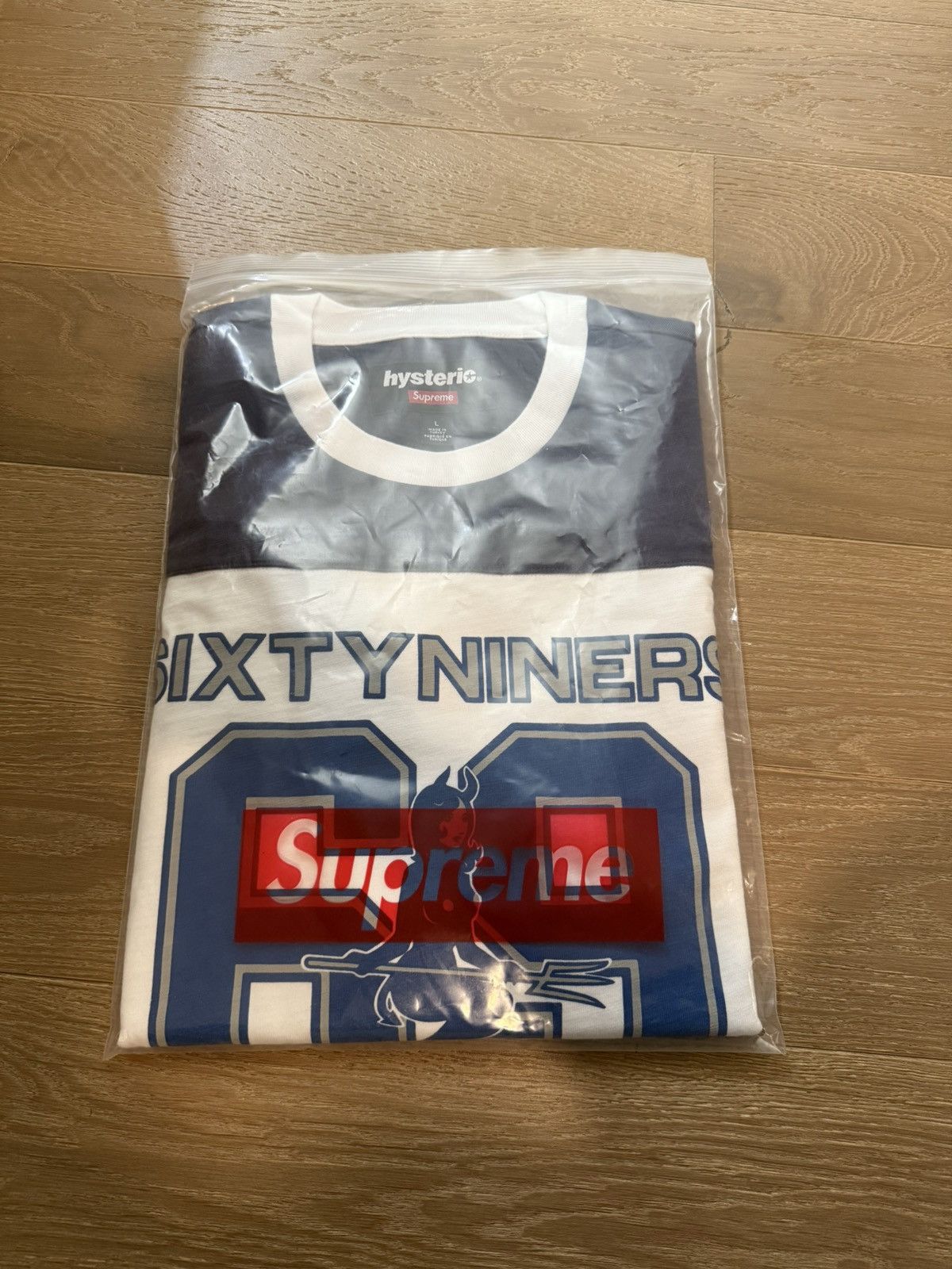 Supreme Hysteric Glamour Football Top Shirt White Mens Large