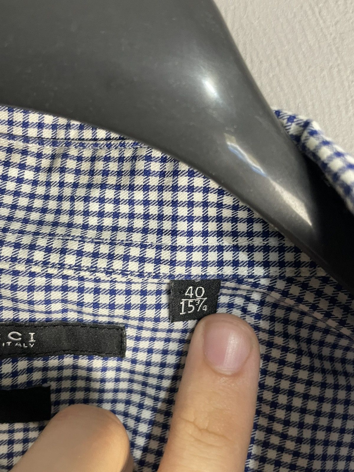 Gucci Gucci Plaid Check Formal Dress Slim Shirt Size US M / EU 48-50 / 2 - 6 Thumbnail