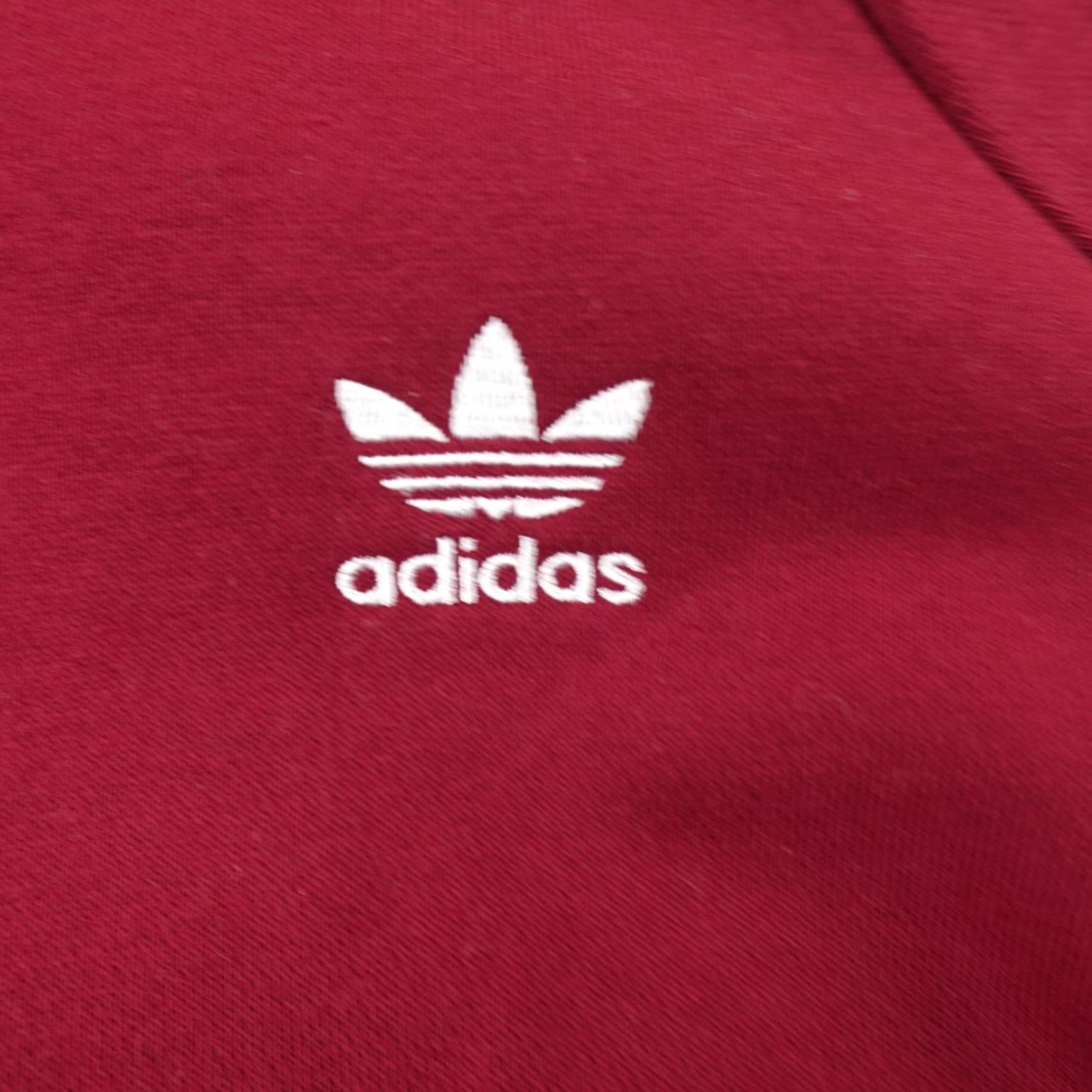 Adidas Adidas Sweatshirt Womens M Red Firebird Trefoil 3 Stripes Pullover 1/4 Zip Train Size M / US 6-8 / IT 42-44 - 4 Thumbnail