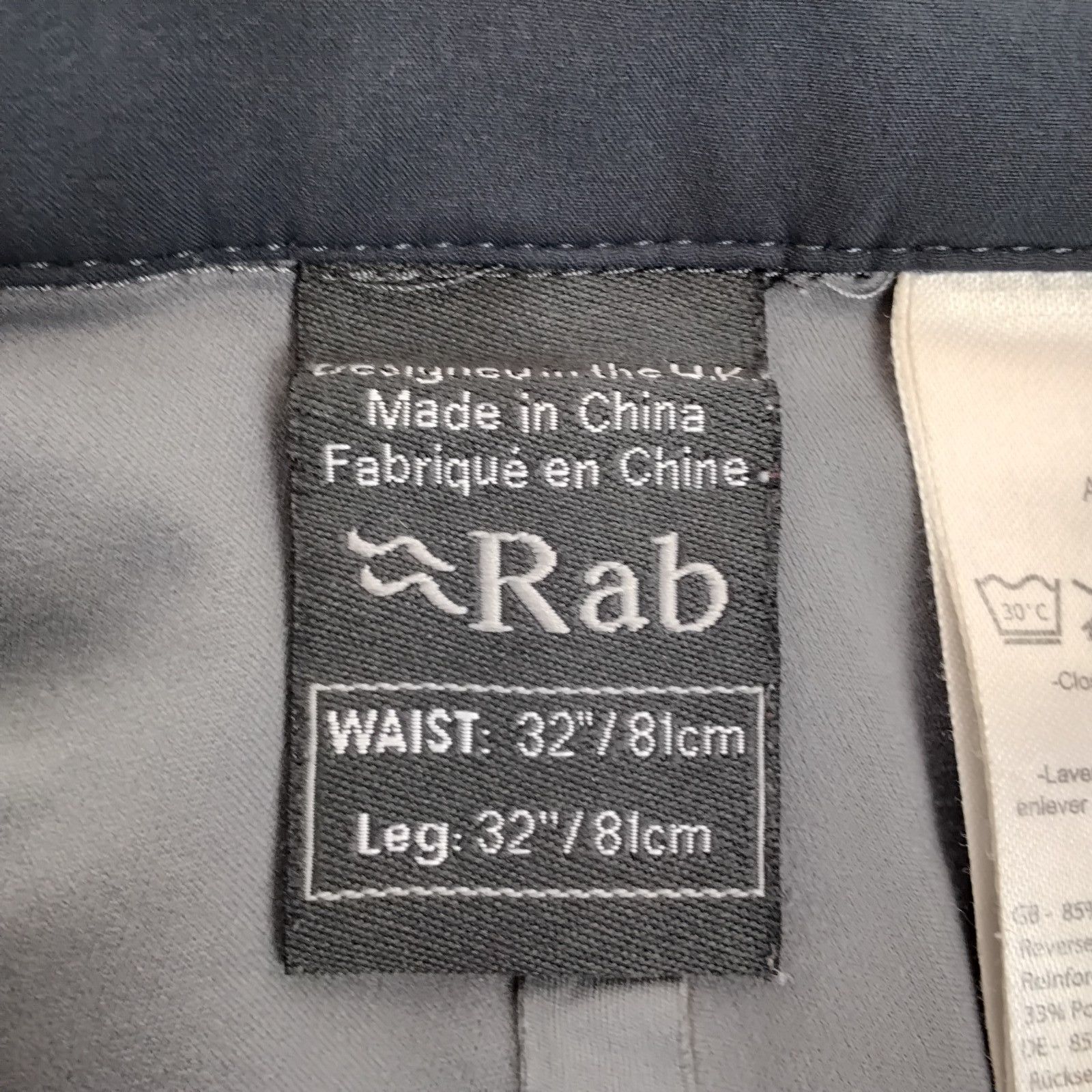 Rab Rab Ascendor Mountaineering Pants Men's 32x32 Gray Softshell Size US 32 / EU 48 - 11 Thumbnail