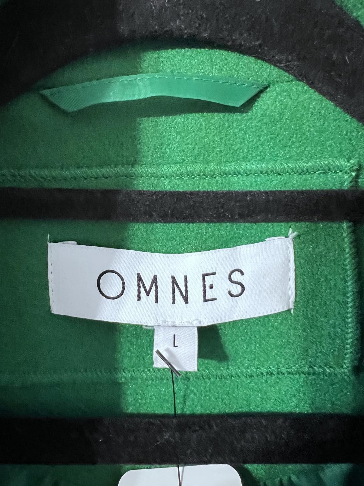 ONES STROKE OMNES Green Sustainable Tailored Coat – Size L Size L / US 10 / IT 46 - 3 Thumbnail