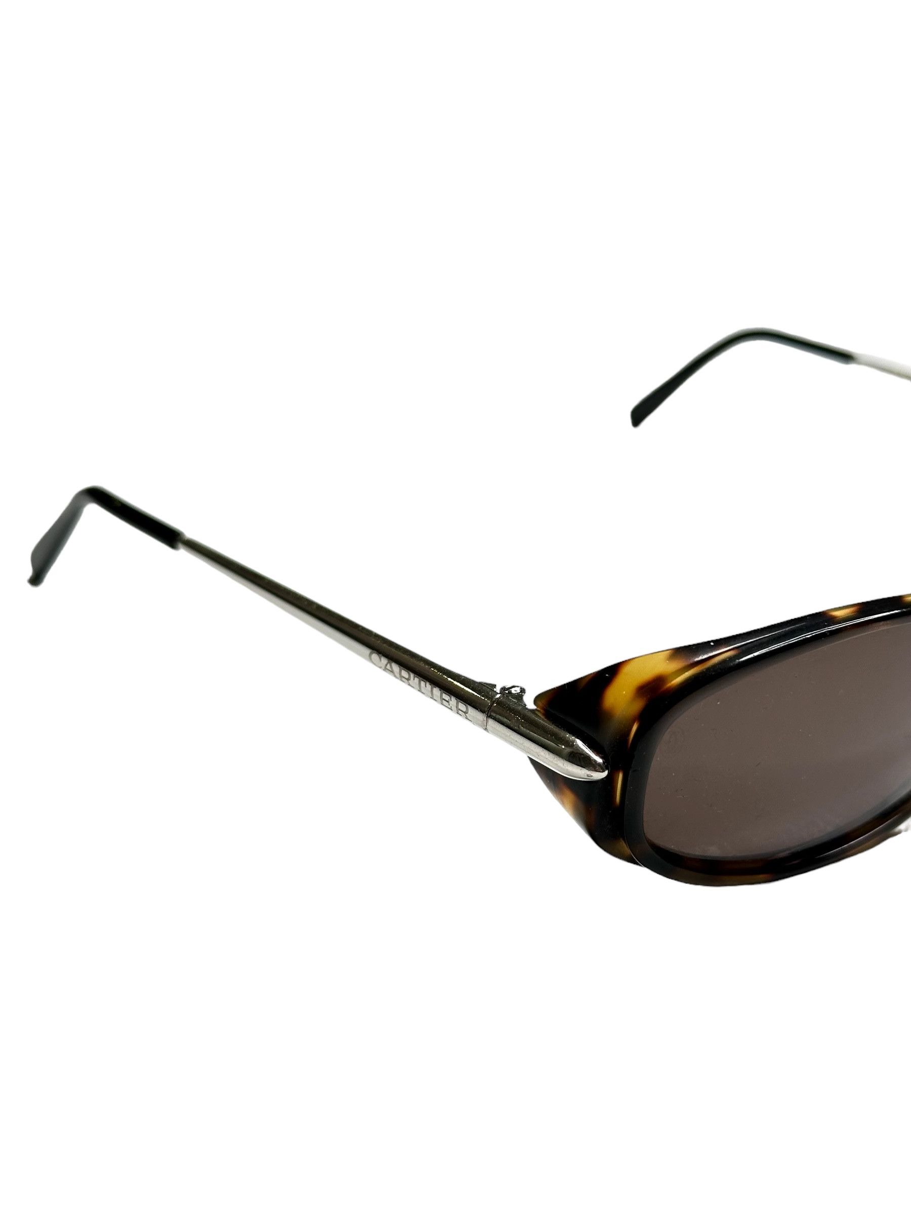 Cartier Cartier Slim Steel Oval Sunglasses Size ONE SIZE - 5 Thumbnail