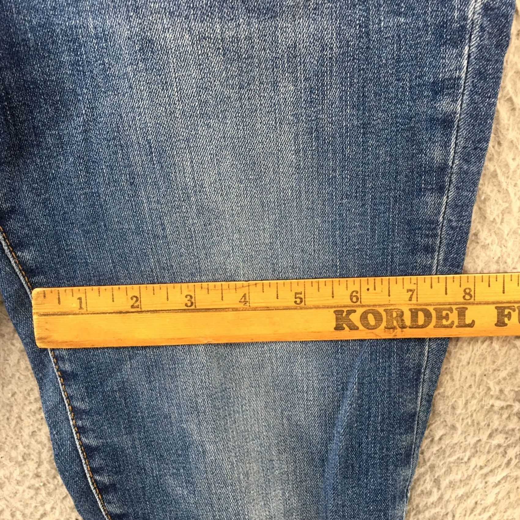 Gap GAP True Skinny Jeans Womens 27 Blue Dark Denim Mid Rise Zip Fly Jeans Size 27" / US 4 / IT 40 - 6 Thumbnail