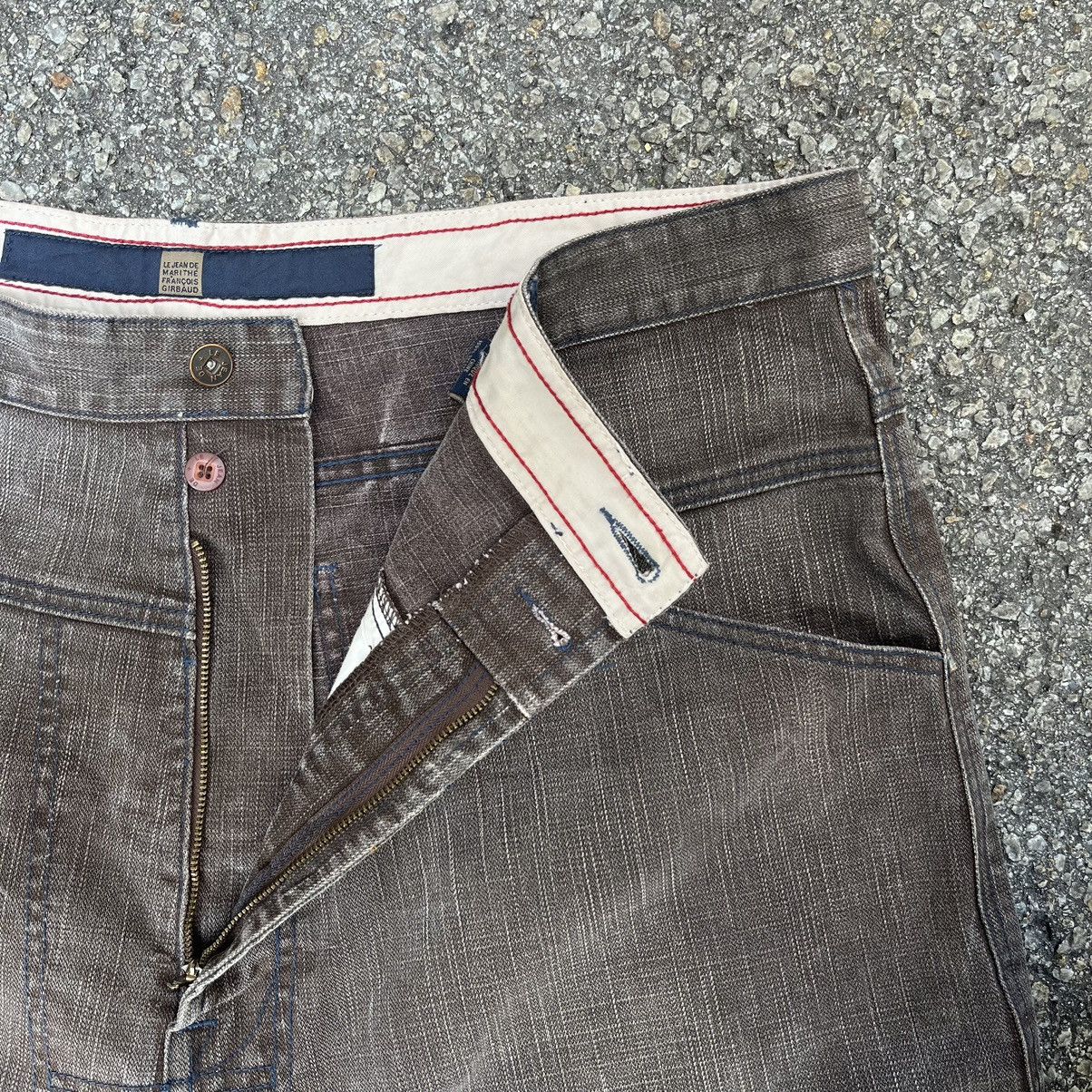 Marithe + Francois Girbaud VINTAGE Y2K MARITHE FRANCOIS GIRBAUD MFG BROWN SKATER JEANS Size US 41 - 4 Thumbnail