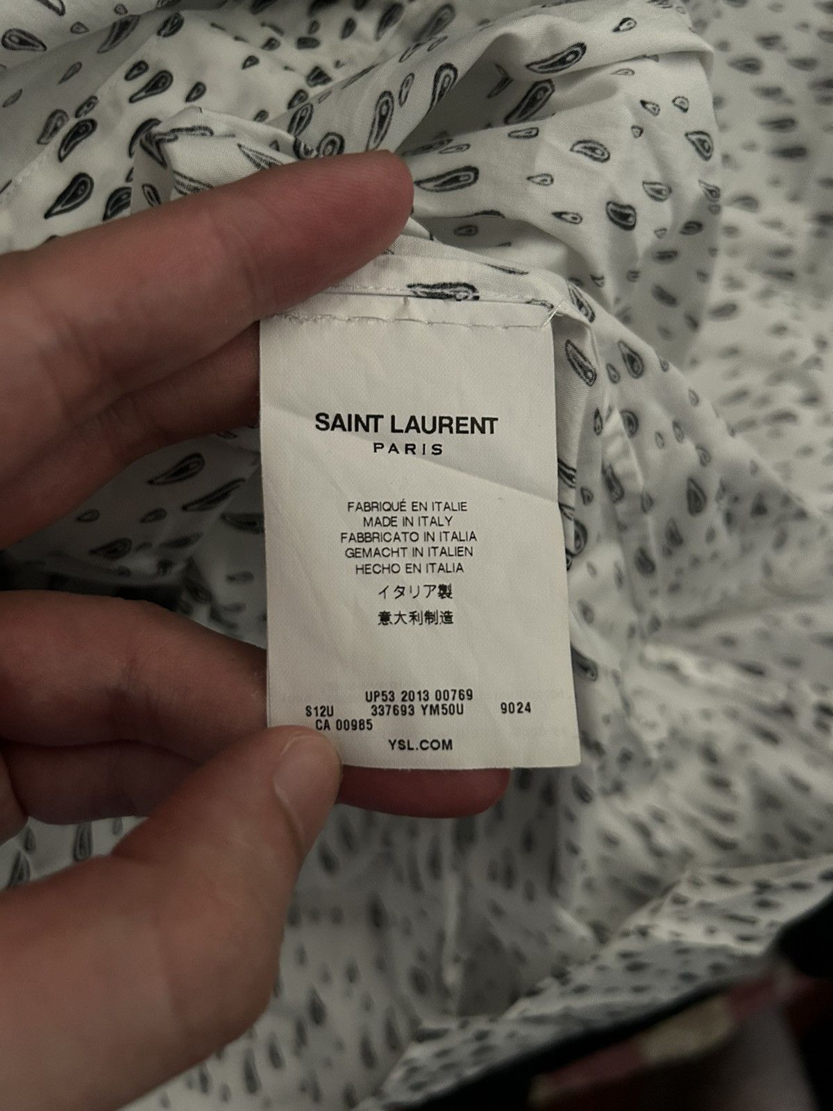 Hedi Slimane × Saint Laurent Paris 2013SS shirt Size US S / EU 44-46 / 1 - 4 Thumbnail