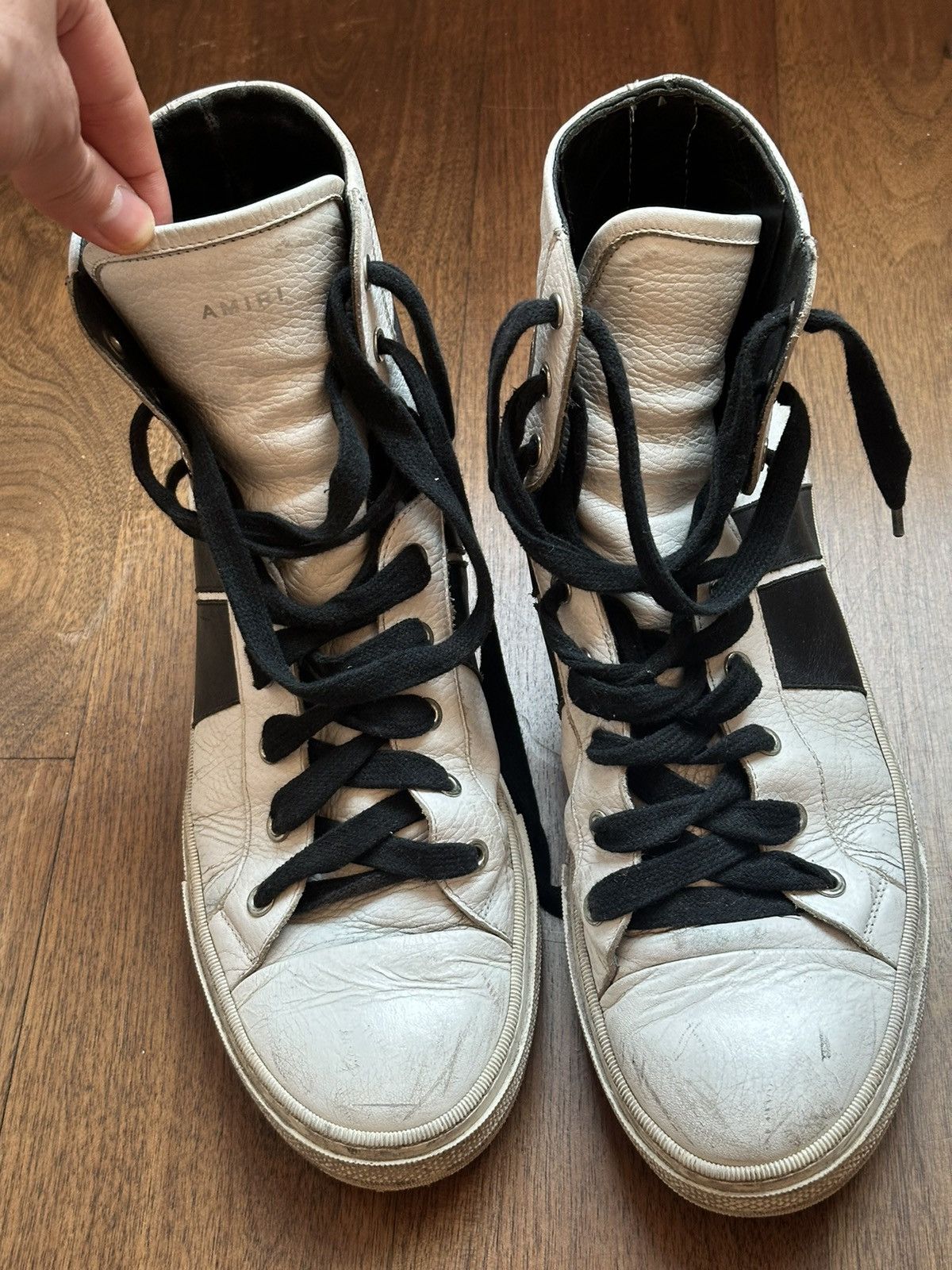 Amiri Amiri High Top Sneakers Size US 11.5 / EU 44-45 - 5 Thumbnail