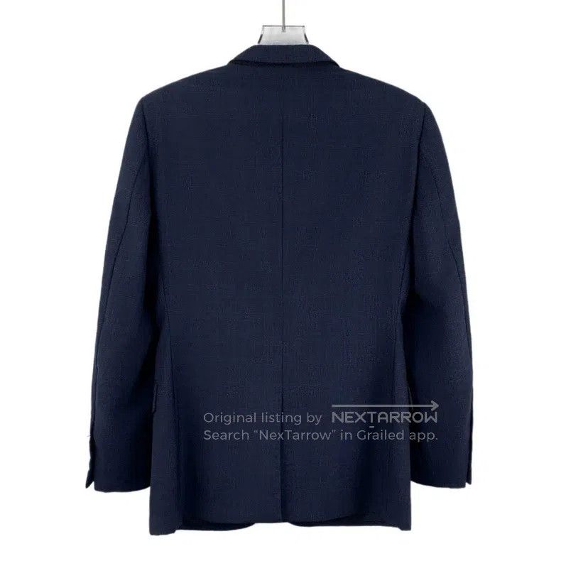 Dior Dior Dark blue wool lapel single-breasted long-sleeved sui Size 44R - 2 Thumbnail