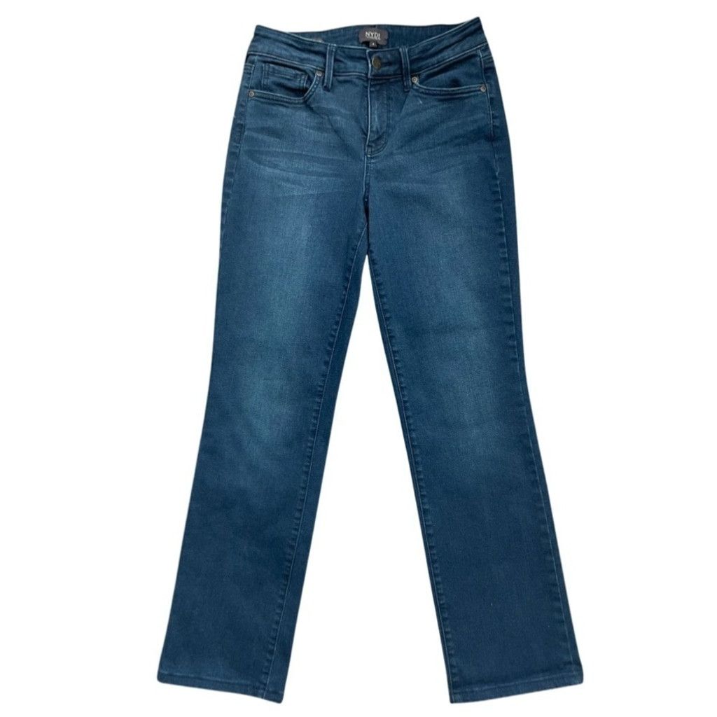 NYDJ NYDJ Marilyn Straight 5 Pocket Stretch Jeans Women’s Size 4. Size 27" / US 4 / IT 40 - 15 Thumbnail
