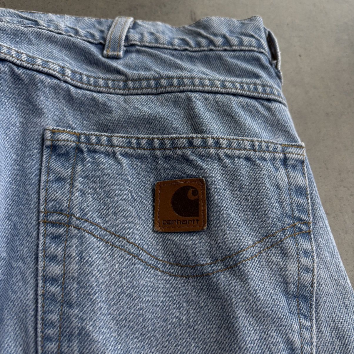 Carhartt Vintage Carhartt Baggy Blue Jeans Tapered Baggy Fit 40x30 Size US 40 / EU 56 - 4 Thumbnail