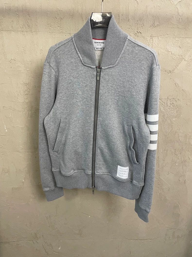 Thom Browne Thom Browne Zipper baseball jacket Size US S / EU 44-46 / 1 - 3 Thumbnail
